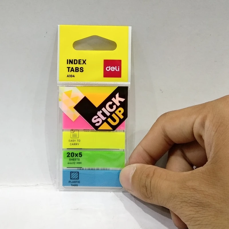 Giấy phân trang 5 màu (50x12mm)